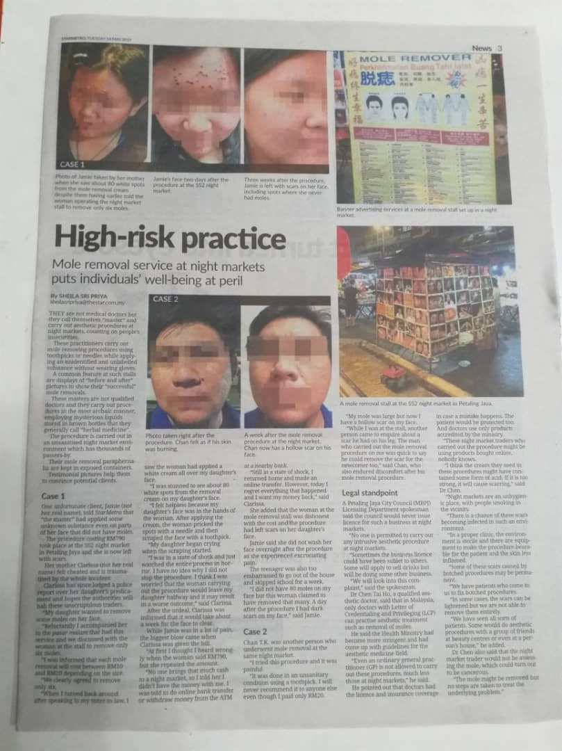 High-risk practice