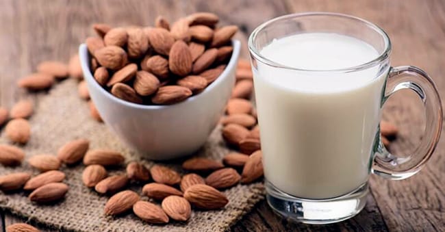 Almond and milk