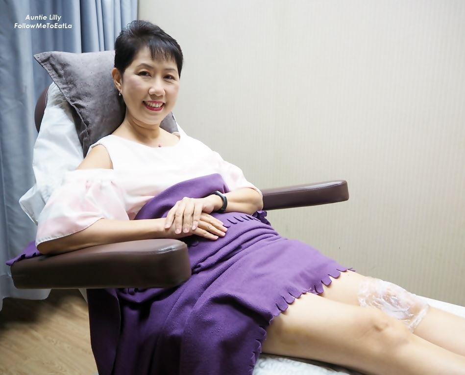 getting ready for knee prp treatment