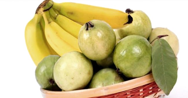Guava and banana