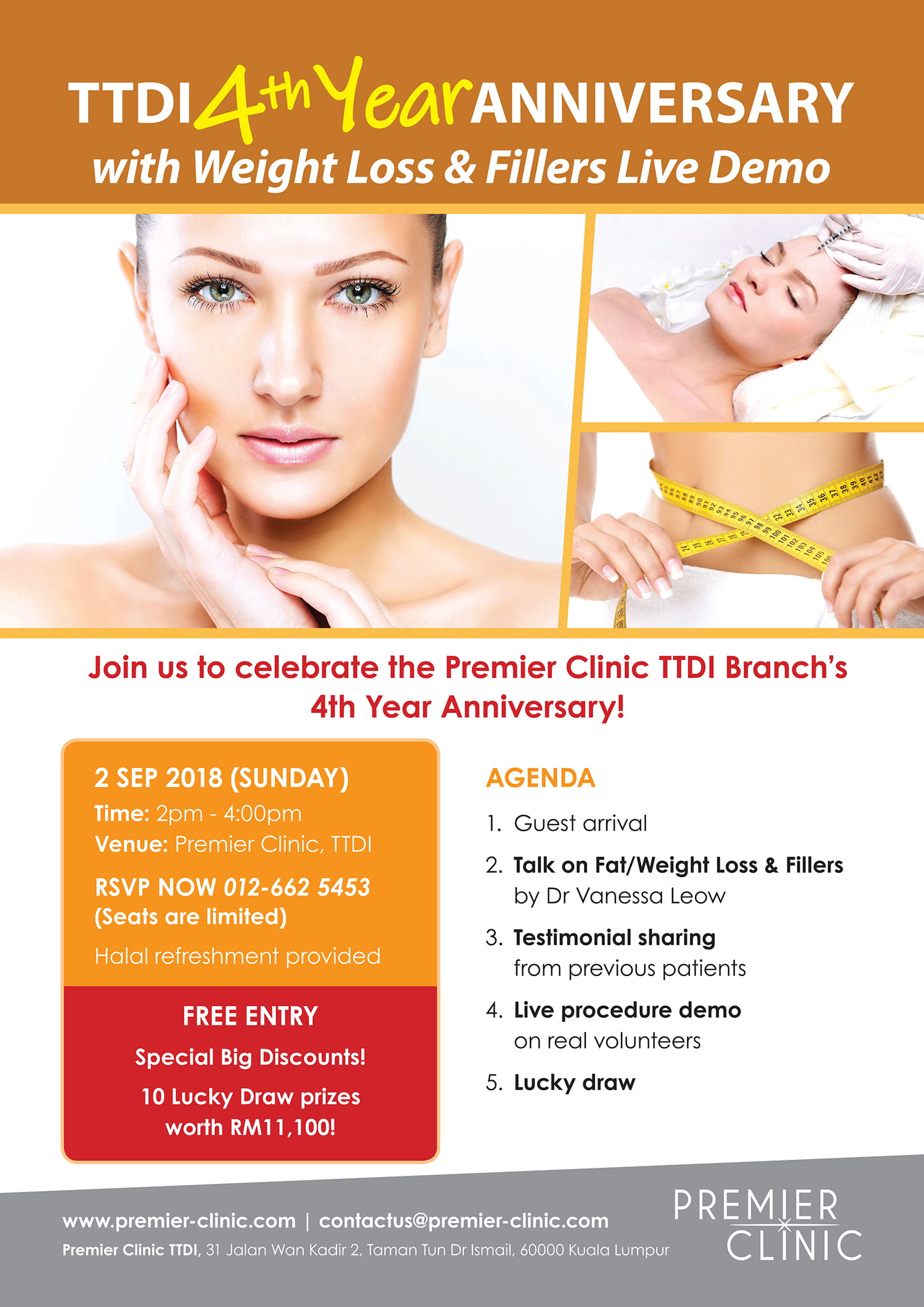 PREMIER CLINIC: TTDI BRANCH’S 4 TH YEAR ANNIVERSARY!