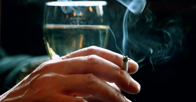 limiting smoking and alcohol