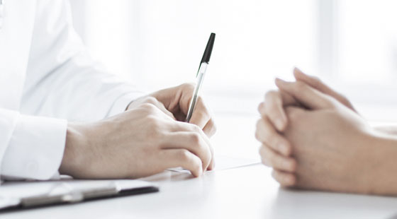 Consultation by doctor