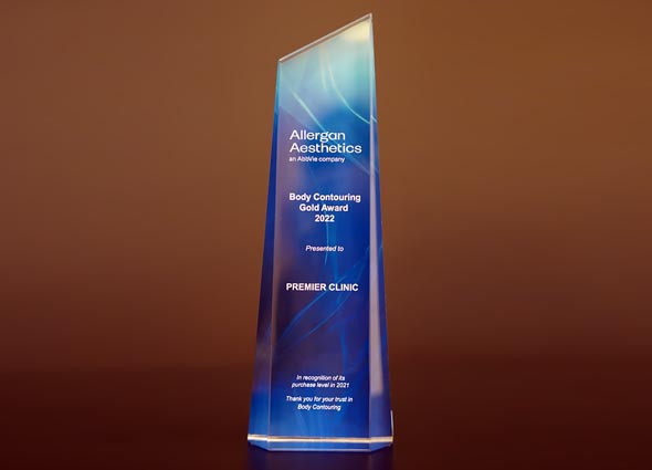 Allergan aesthetic Body Contour Gold Award 2022