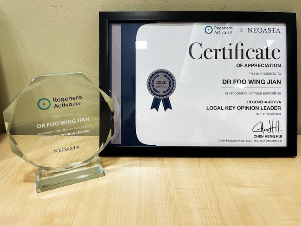 Winner of the Top Hair Transplant Provider for Asia Pacific 