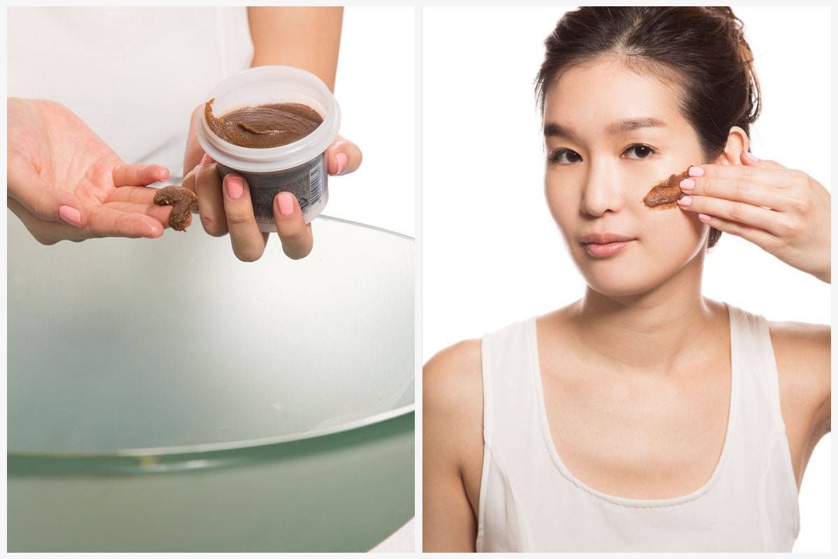 Exfoliating at least 2-3 times a week