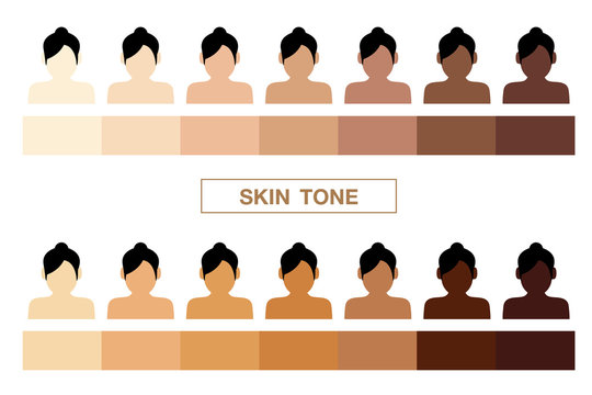 Darker skin tone